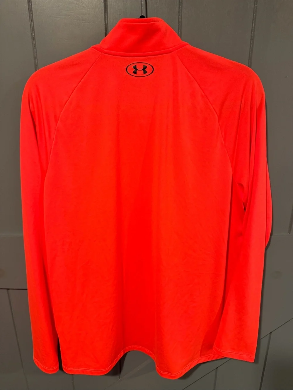 Under Armour Men’s Bright Orange 1/4 Zip Lightweight Pullover